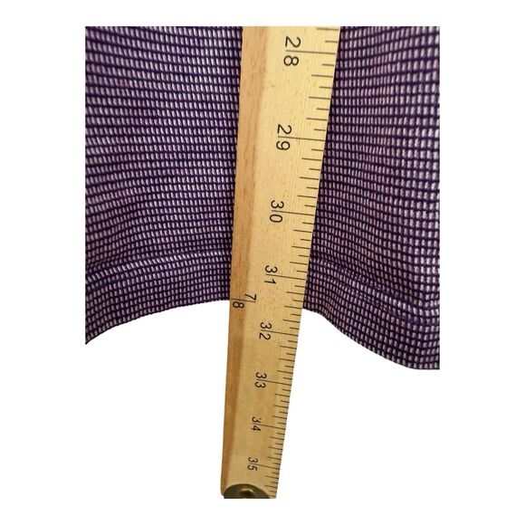 Peter Millar Polo Shirt Mens Size XXL Purple Stripe Cotton Short Sleeves - Picture 5 of 8